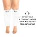 Zeta Wear Compression Stockings for Thick Calves - Soothing Gradient Support Edema & DVT Prevention 2XL White - Buy Online on GoSupps.com