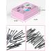 Wolpin Bobby Pins with Storage Box Metal Hair Clips Styling Hair Pins Hairdressing Salon Tool for Women Girls Hair Accessories to Style (100-Piece) - Buy Online on GoSupps.com