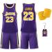 Pardofelis basketball jersey for children basketball training jersey basketball shorts children quick drying basketball jersey young basketball jersey shorts and wrist band set 22 purple