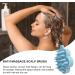 Zuasdvnk Silicone Shampoo Brush - Versatile Hair & Scalp Massager for Adults Kids & Babies - Buy Online on GoSupps.com