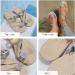 Orthopedic Bunion Corrector Sandals for Women | Retro Rhinestone Flower Open Toe Flip Flops | Breathable Summer Beach Shoes for Flat & Hallux Valgus - Size 6 Green - Buy Online on GoSupps.com