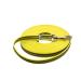 Rubberized leash without hand loop - neon yellow 500 cm (5 m) 500 cm neon yellow