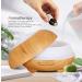 Hantoc 550ml Aroma Diffuser & Humidifier - Ultrasonic Aromatherapy with 7 LED Colors Timer Waterless Auto Switch for Home Office Yoga & Spa - White - Buy Online on GoSupps.com