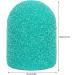 Nail Sanding Drill Bit 0.5 X 0.7in Easy To Store High Strength Nail Polishing Sanding Head Fine Sandpaper with Shaft for Grinding(green) - Buy Online on GoSupps.com