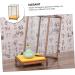 ORFOFE Box Wood Carving Glass Cover clear display stand buddha display stand Display Accessory toy shelf 17x12cm Assorted Color - Buy Online on GoSupps.com