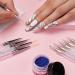 Makartt 5PCS Dual-End Nail Art Brush Set - Multifunctional Detail Brushes for Flowers, Leaves, and Gel Paint Designs - Buy Online on GoSupps.com