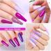 Shining She UV Nail Polish Set - 10 Colors Glitter Gel Violet Purple & Lavender Pastel - Soak-Off 8ml Perfect for Beginners & DIY Art Salon - Buy Online on GoSupps.com