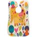Elephant Flower Pattern Beard Bib Apron | Waterproof Hair Catcher for Men | Non-Stick Grooming Cloth with Suction Cups | Perfect Gifts for Men - Buy Online on GoSupps.com