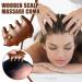 Portable Natural Wood Scalp Massage Comb - Wide Tooth Curb for Family & Friends | Perfect Birthday Gift - Buy Online on GoSupps.com