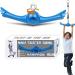 YAMIPROBI Ninja-Twister Swing Spins Set: Slackline Attachments - 360 Handle Twist-Spin Flips Toy Activate Ninja Powers - Ninja Warrior Accessories - Kids Ninja Hang Toys for Playground Backyard Blue