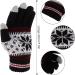 Gitua 2 Pairs Women's Touchscreen Winter Gloves | Windproof Knitted Mittens for Skiing Cycling Hiking - International Shipping Available - Buy Online on GoSupps.com