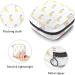 Anna Cowper Retro Geometric Pattern Sanitary Napkin Storage Bag - Portable Period Pouch for Women & Teens - Multi-colored - Buy Online on GoSupps.com