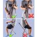 Foldable Walking Stick Stool with Three Legs seat with Height Adjustable Aluminum Alloy Cane Crutch for Elderly Parent Gift Beautiful Scenery Bathing in Sunlight - Buy Online on GoSupps.com