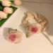 Flower Hair Scrunchies Flower Hair Clip Rose Scrunchies Rose Barrettes Rose Hair Clip Flower Hair Barrettes Rose Hairpin - Buy Online on GoSupps.com