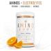Amino Code: Essential Amino Acids & BCAAs with Coconut Water Electrolytes - Crushed Orange Workout Recovery & Hydration Drink - 40 Servings - Buy Online on GoSupps.com