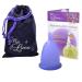 Me Luna Menstrual Cup Sport Handle Blue-Violet Size XL