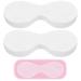 Disposable Non Woven Eye Care 200 Sheets Eye Mask Paper Disposable Sheets Eye Covers Cotton Cosmetic Facial Eye Covers Skincare Spa Paper DIY Clear Beauty Sheets for Makeup Beauty Tools