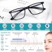 Distance Nearsighted Glasses for Men & Women - Anti Blue Light Blocking TR90 Frame -1.5 Diopters for Myopia & Farsighted Vision - Buy Online on GoSupps.com