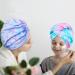 Basumee Microfiber Hair Towel Wrap Set for Rapid Drying - Colorful Mermaid Design - Buy Online on GoSupps.com