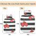 Naanle Stripes Cherry Berry Hot Water Bottle 1L - Transparent Cover for Pain Relief & Warmth | Ideal Hand & Feet Warmer - Buy Online on GoSupps.com