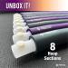 FEECCO 3.2 LB Weighted Hula Exercise Hoop for Weight Loss - 8 Detachable Sections - Buy Online on GoSupps.com