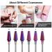 MelodySusie Professional Tornado Carbide Tungsten Nail Drill Bit - Fine Tapered Series Bit-X for Manicure Pedicure Gel Polishing - Purple Salon Bits - Buy Online on GoSupps.com