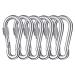 SpotDoo Locking Carabiner Clips, 304 Stainless Steel Heavy Duty Locking Carabiner Spring Snap Hook 4 Inch (M10) 6