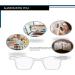 Super Light Armless Reading Glasses | Thin Flexible Myopia Readers | Pocket-Sized with Leather Lens Bag (Clear 1x) - Best for International Shipping - Buy Online on GoSupps.com