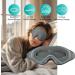 Sleep Eye Mask for Men & Women - 3D Zero Eye Pressure 100% Light Blocking Soft Travel Shade - Pink - Buy Online on GoSupps.com