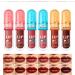 Tinted Lip Gloss 4.7ml x 6 Bottles of Gloss - Nourishing Long-Lasting Ideal for Travel and Everyday Makeup - Buy Online on GoSupps.com