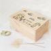 Personalized Baby Storage Box with UV Print - 30x20x14cm | Unique Birth Gift & Souvenir Box for Children - Wooden Baby Box - Perfect for Africa - Buy Online on GoSupps.com