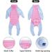 Surgical Recovery Suit for Dogs | Breathable Postoperative Pajamas | Anti-Lick Long-Sleeved 3XL in Pink | Ideal for Abdominal Wounds & Post-Surgery Care - Buy Online on GoSupps.com