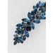 Faship Navy Blue Rhinestone Floral Hair Barrette Clip - Stunning Crystal Accessory - Buy Online on GoSupps.com
