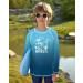 BesserBay Children's UV Long Sleeve Rashguard | Quick-drying Swim Shirt for Boys 110-160 - Beach Blue - Buy Online on GoSupps.com