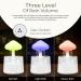 Mushroom Rain Humidifier | Essential Oil Diffuser with Calming Sounds | Bedroom Night Light & Aromatherapy | International Shipping Available - Buy Online on GoSupps.com