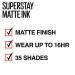 Maybelline Super Stay Matte Ink Liquid Lipstick - Voyager Deep Red 0.17 Fl Oz (Pack of 1) - Buy Online on GoSupps.com
