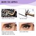Lash Clusters DIY Individual Lashes 300 PCS False Eyelash Cluster Volume Extensions - D Curl Lash Clusters DIY Extensions at Home (50D-0.07D 9-16MIX) - Buy Online on GoSupps.com