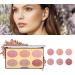 6 Palette Contouring and HigPalette Professional Facial Beauty Cosmetic Contouring and Highlight N1 - Buy Online on GoSupps.com