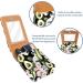 Buy Yin Yang Avocado Egg Rose Lipstick Case - Mini Leather Lip Gloss Organizer with Mirror | International Shipping Available - Buy Online on GoSupps.com