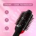 Dual Voltage Hair Dryer Brush - Travel-friendly Hot Air Brush & Styler with European Plug Anti-frizz Technology 110V-240V Volumizer - Buy Online on GoSupps.com