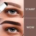 ALLROSE Eyebrow Stamp Stencil Kit - 20 Easy-to-Use Brow Stencils for Perfect, Waterproof Brows - Buy Online on GoSupps.com