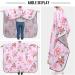 Waterproof Barber Cape - Peony Rose & Cheetah Haircut Bib for Men & Women | Unisex Hair Cutting Cape - Buy Online on GoSupps.com