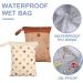 Seaur Wetbag Baby & Kinder Waterproof Nappy Pocket | 2 Pcs 30x40cm | Reusable Zip Wet Bag for Diaper Beach Pool & Gym - Buy Online on GoSupps.com