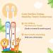 Chicco Toothbrush Set Blue & Orange for Ages 3-8 | International Shipping Available - Buy Online on GoSupps.com