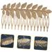 Healeved Bridal Hair Comb Wedding Hair Comb Bride Hair Combs for Women Decorative Tiaras for Women Gold Hair Comb Bridal Insert Comb Wedding Hair Accessories Gold Headpiece Veil Comb Alloy - Buy Online on GoSupps.com