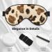 FoRes Leopard Print Adult Unisex Sleep Eye Mask | Light Blocking & Adjustable for Deep Rest - Buy Online on GoSupps.com