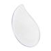 Heel Scrubber Clear Glass Foot File Pedicure Helper - Clear in-Shower Foot Scrubber Callus Remover Pedicure Foot File for Smoothing Feet Dead Skin Big Magatama