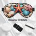 Soft Shell Starfish Pattern Eye Mask - Adjustable Breathable & Light Blocking | Perfect for Sleep | International Shipping Available - Buy Online on GoSupps.com