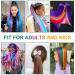 Buy Aomy 22-Piece Colorful Hair Extensions - 50cm Curly Clips for Women Girls & Kids | Perfect for Parties & Festivals - Buy Online on GoSupps.com