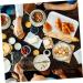 Alipis 1pc Tray Footstool Decor Feeding Serving Plate Appetizer Plates Cake Fruit Holder Food Tableware 38.5X28.5X2CM White - Buy Online on GoSupps.com